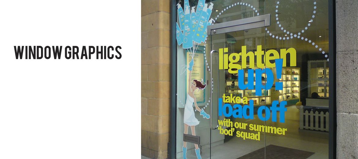 shop window graphics northern ireland
